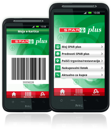 Spar Plus SPAR plus kartica odslej tudi na mobilnih telefonih - članki - mobile.si